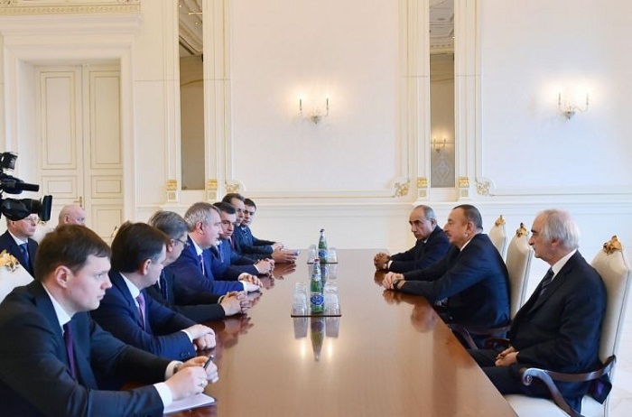 President Ilham Aliyev receives Russian deputy Prime Minister 